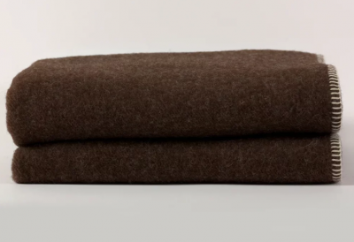 plaid midipy chocolat écru