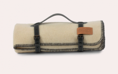 plaid midipy ivoire noir