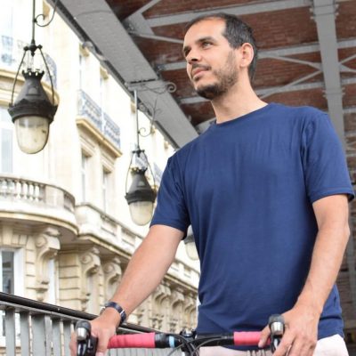 Tee-shirt cyclist marine - La Pièce Paris