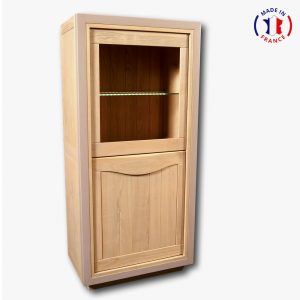 Vitrine en merisier 2 portes - Mon Petit Meuble Français