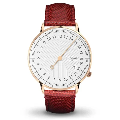 Montre 24H mono aiguille femme - Gustave & cie - Montres - André Blanc – Image 5