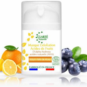 Masque Exfoliation Acides de Fruits - Clarté Naturelle