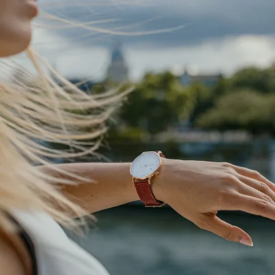 Montre 24H mono aiguille femme - Gustave & cie - Montres - André Blanc – Image 2