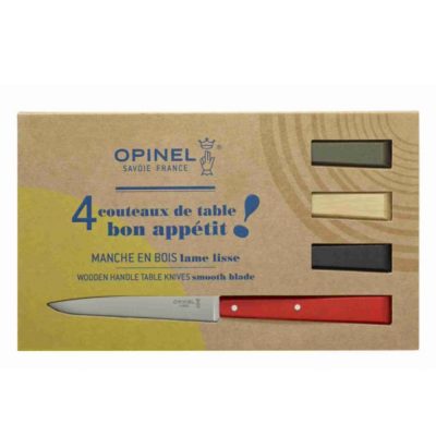 Coffret de 4 couteaux de table N°125 Bon Appétit Loft - Opinel