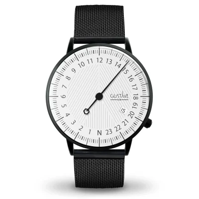 Montre 24H mono aiguille homme - Gustave & cie - Montres - André Blanc