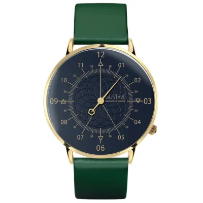 Montre 24H mono aiguille homme - Gustave & cie - Montres - Louis bleu