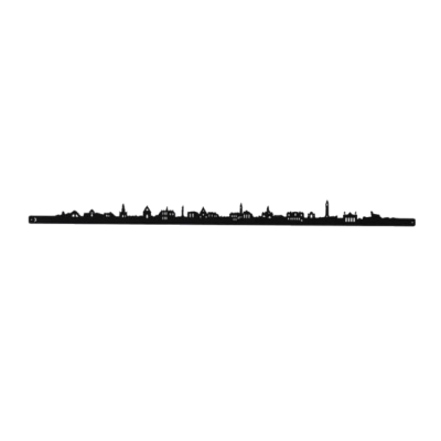skyline de lille en métal