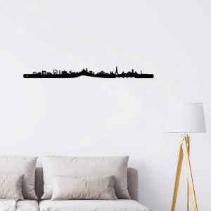 Skyline Silhouette Paris Corton - Je suis Art