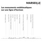 Skyline Silhouette Marseille - Je suis Art