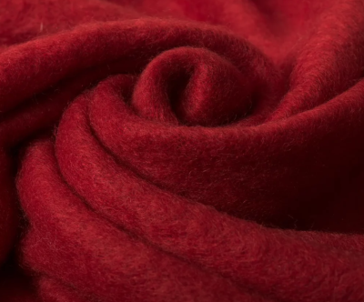 midipy plaid mohair rouge