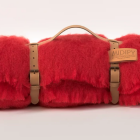 midipy plaid mohair rouge