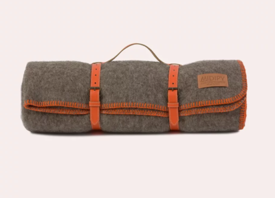 plaid midipy gris orange