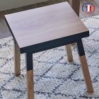 2 tabourets carrés, collection EGEE - Mon petit meuble français