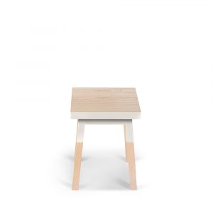 2 tabourets carrés, collection EGEE - Mon petit meuble français