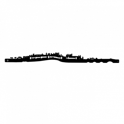 skyline silhouette carcassonne