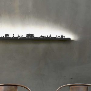 Skyline de Nimes en relief - Je suis Art