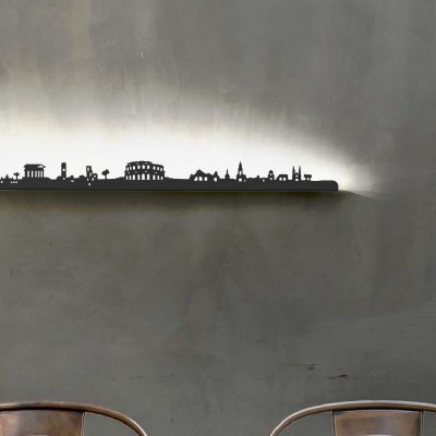 Skyline de Nimes en relief - Je suis Art