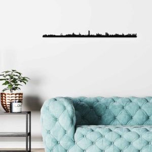 Skyline de Nantes en relief - Je suis Art