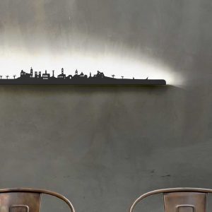 Skyline de Nice en relief - Je suis Art