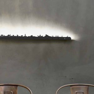 Skyline de Toulon en relief - Je suis Art