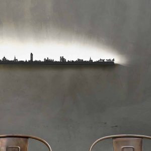 Skyline de Nantes en relief - Je suis Art