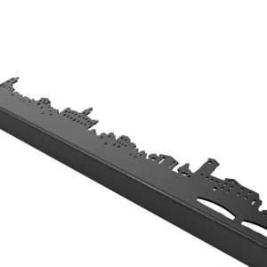 Skyline de Valence en relief - Je suis Art