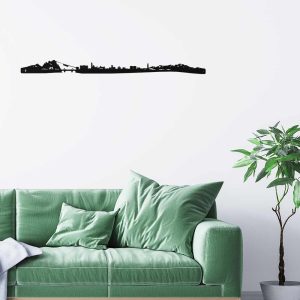 Skyline Silhouette Grenoble - Je suis Art