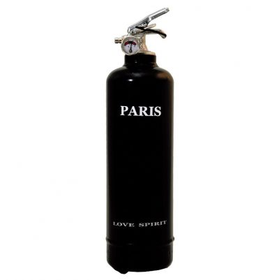 Extincteur noir, Spirit Paris - Fire Design