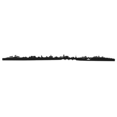 Skyline Valence métal Silhouette - Je suis Art - Décorations murales & skylines – Image 2