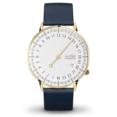 Montre 24H mono aiguille - Gustave & cie - Montres - André Blanc