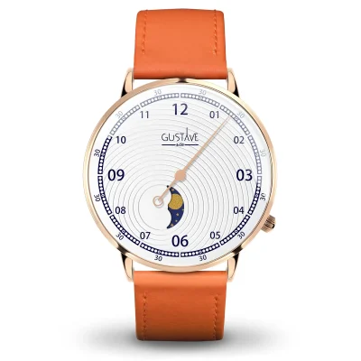 Montre Phase de lune mono aiguille femme - Gustave & cie - Montres - Georges blanc – Image 6
