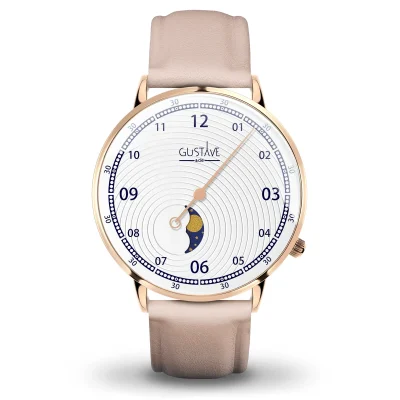 Montre Phase de lune mono aiguille femme - Gustave & cie - Montres - Georges blanc – Image 9