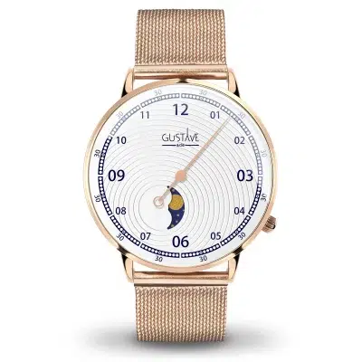 Montre Phase de lune mono aiguille femme - Gustave & cie - Montres - Georges blanc