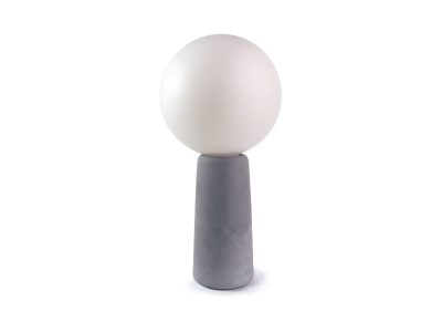 lampe phare béton brut effet procelaine