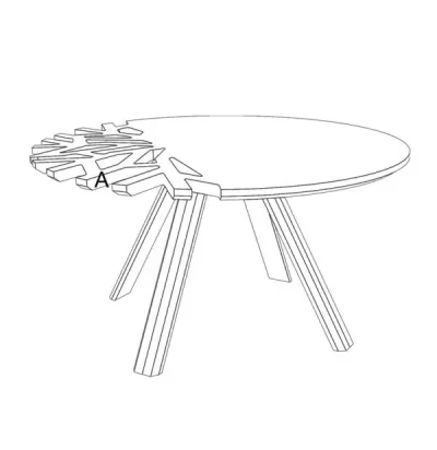 Table basse ronde design en chêne massif - Drugeot - Tables basses - Canopée – Image 10