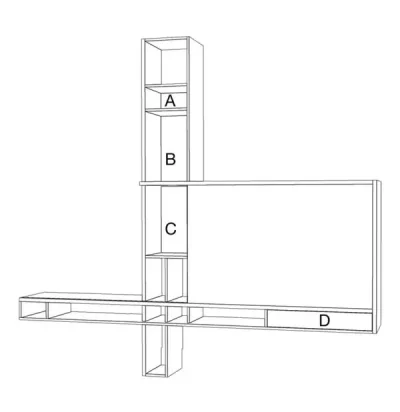 Meuble TV bibliothèque avec couleur personnalisée - Drugeot - Meubles TV - Ortho – Image 7