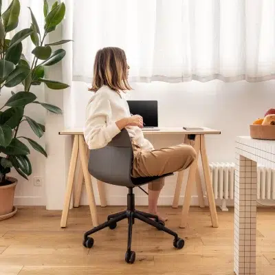Chaise de bureau Design 5 coloris - Slean - Accessoires télétravail – Image 3