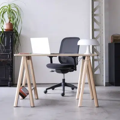 Chaise de bureau ergonomique noire - Slean - Accessoires télétravail – Image 3