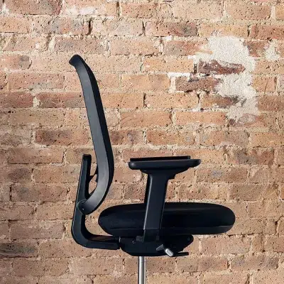 Chaise de bureau ergonomique noire - Slean - Accessoires télétravail – Image 6