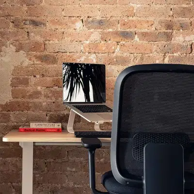 Chaise de bureau ergonomique noire - Slean - Accessoires télétravail – Image 7