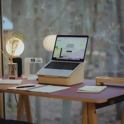 Réhausseur d'ordinateur et Toolbox - Slean - Accessoires télétravail – Image 2