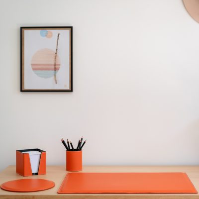 Sous mains bureau en cuir - Midipy - Accessoires télétravail – Image 2