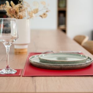 set de table cuir midipy