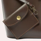 sac cabas cuir chocolat midipy