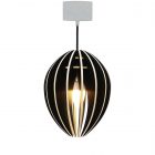 Lampe suspension design noire