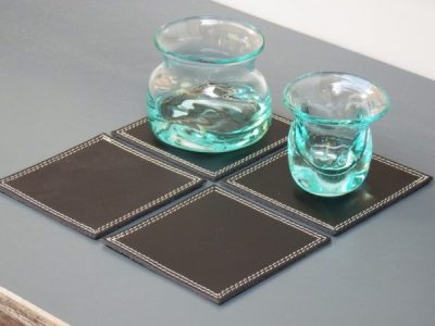 Sous verres en cuir - Midipy - Art de la table - 6 pièces – Image 6