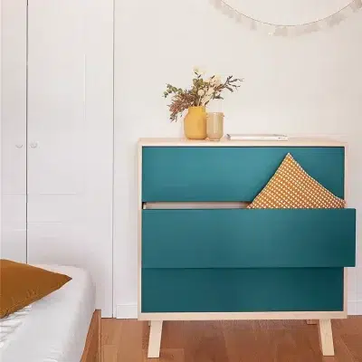 Grande Commode basse 3 tiroirs Kube 11 coloris - Mon petit meuble français - Commodes – Image 5