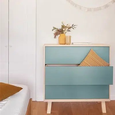 Grande Commode basse 3 tiroirs Kube 11 coloris - Mon petit meuble français - Commodes – Image 6