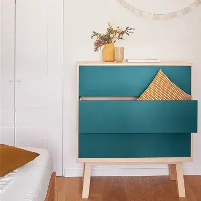 Grande Commode haute 3 tiroirs style scandinave bois massif - Mon petit meuble français - Commodes - Kube – Image 3