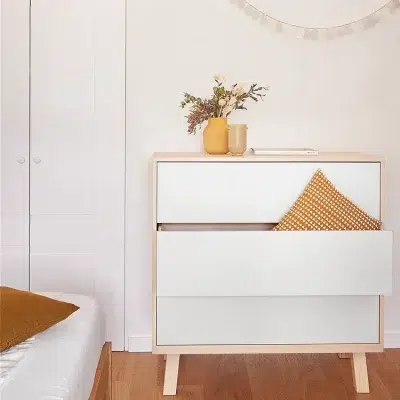 Grande Commode basse 3 tiroirs Kube 11 coloris - Mon petit meuble français - Commodes – Image 8